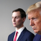 President Donald Trump and his son-in-law Jared Kushner at a press briefing in the White House on April 2, 2020.